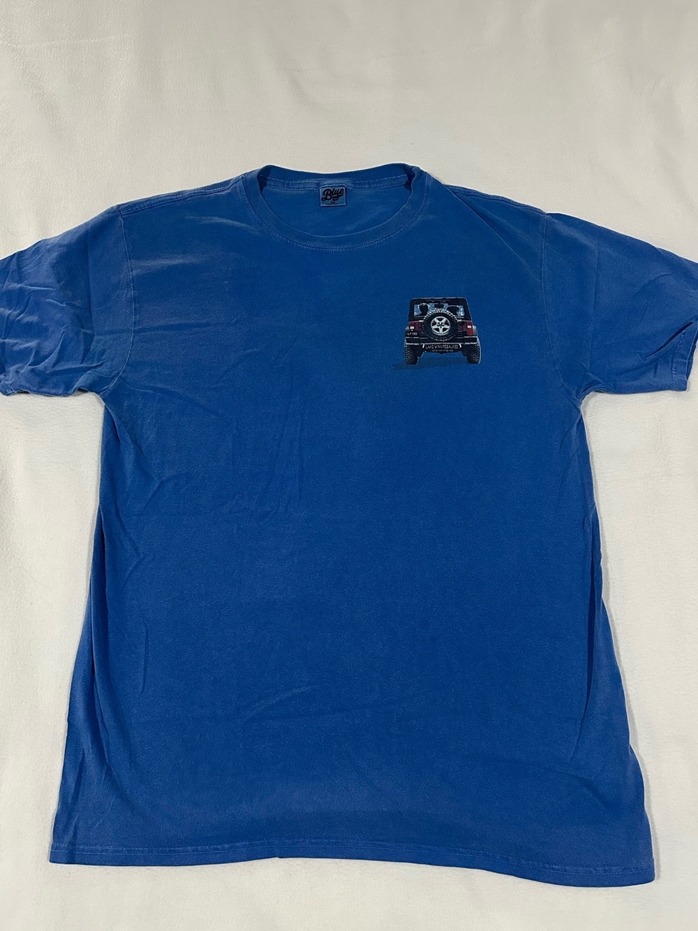 Blue 84 Royal Blue Short Sleeve Tee with Jeep Rear Patch